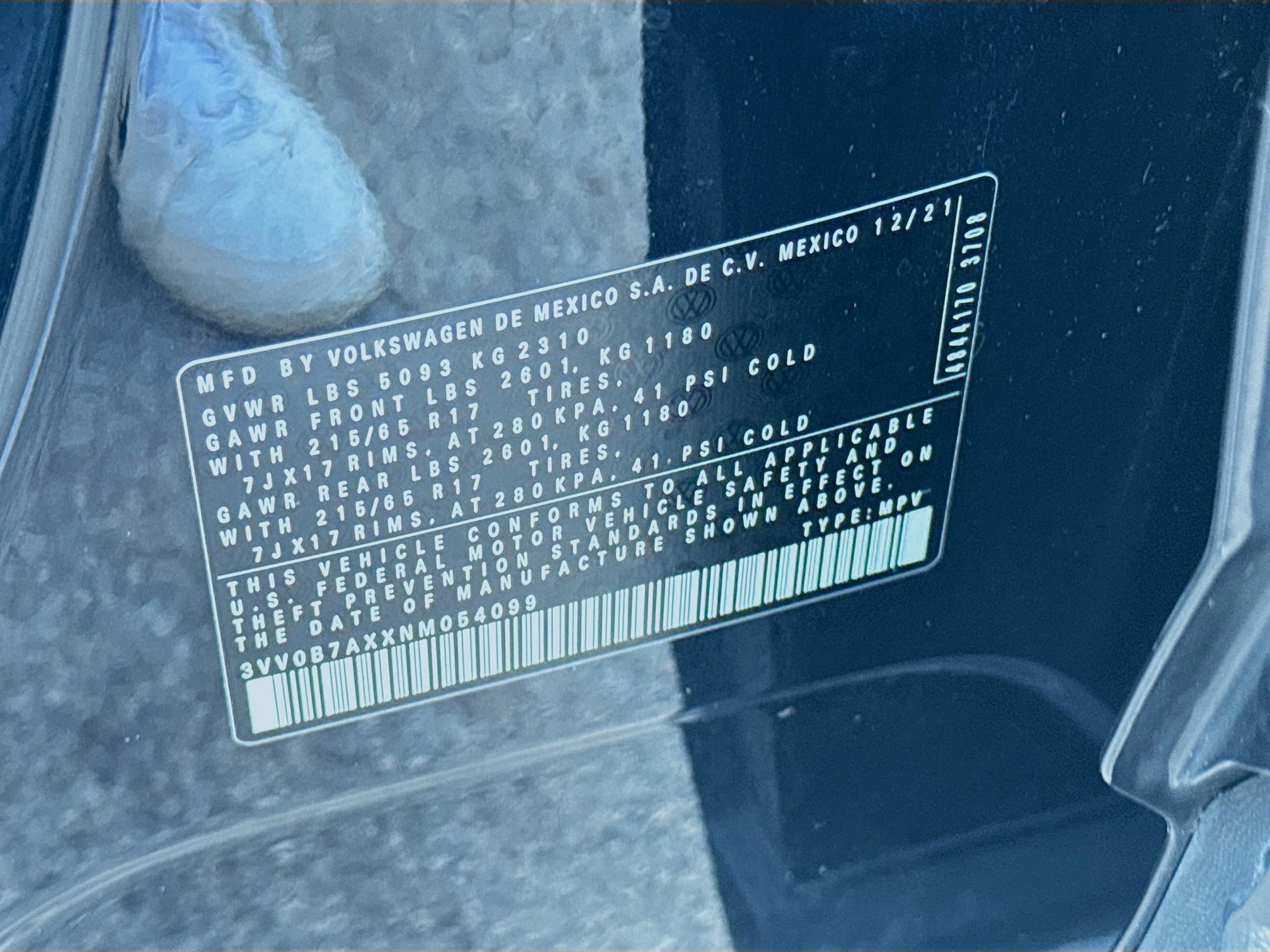 Used 2022 Volkswagen Tiguan S image 37