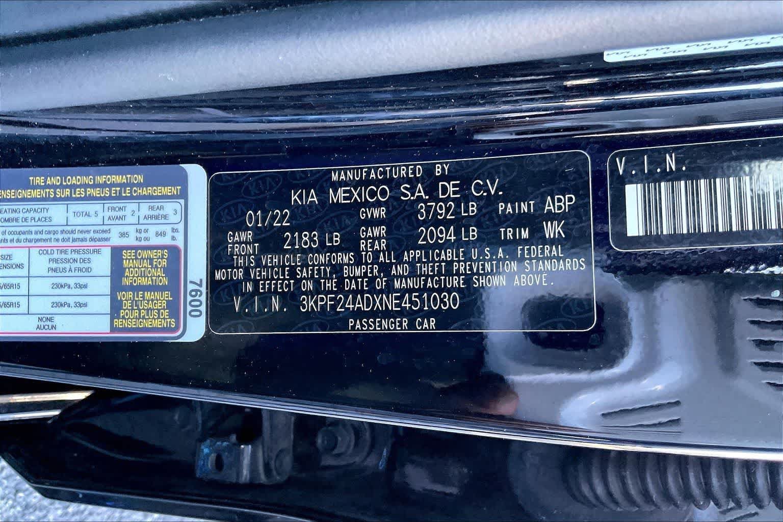 Used 2022 Kia Forte Sedan FWD image 20