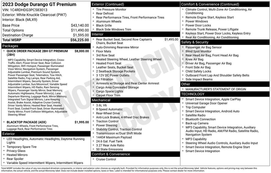 Used 2023 Dodge Durango GT RWD image 15