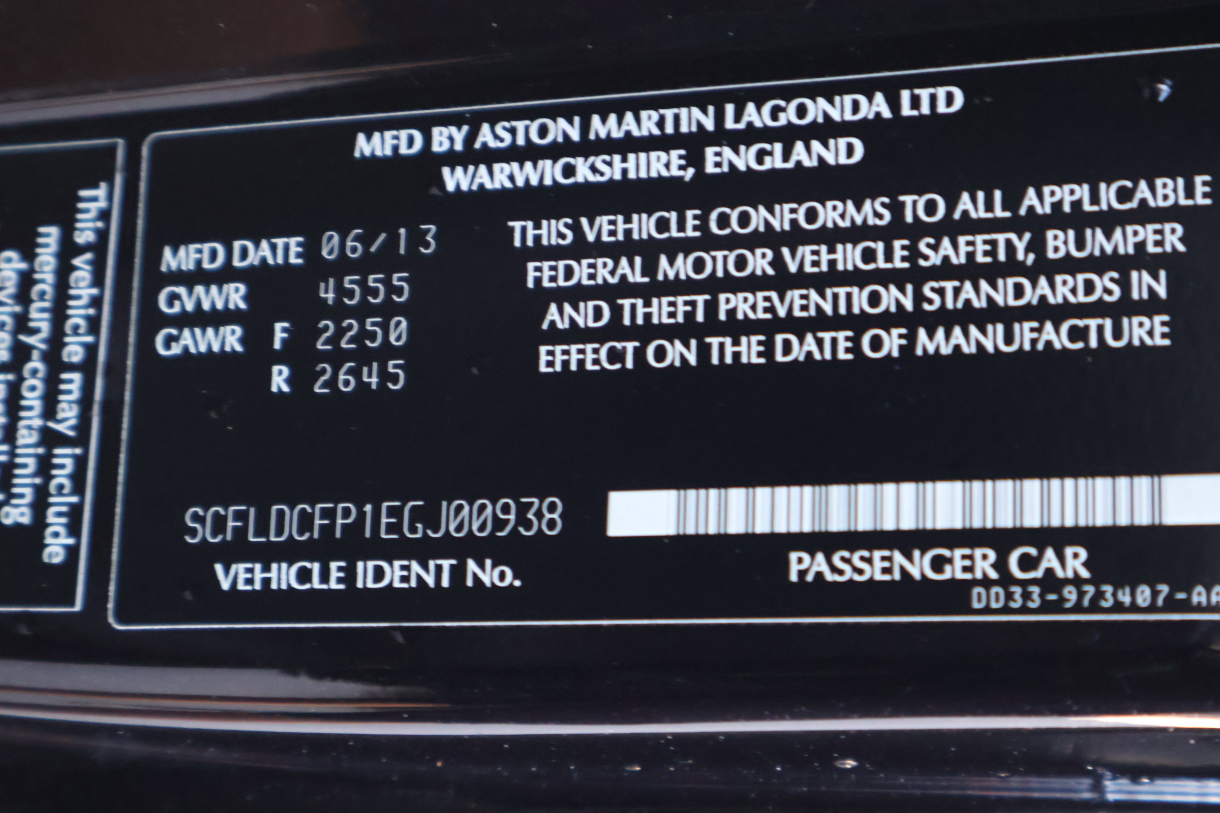 Used 2014 Aston Martin Vanquish Coupe image 28