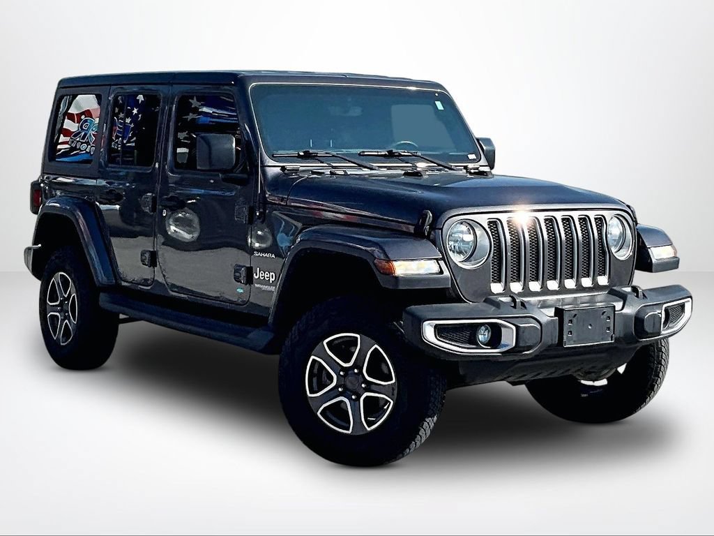 Used 2019 Jeep Wrangler Unlimited Sahara w/ Uconnect 4C Nav & Sound Group AWD/4WD image 13