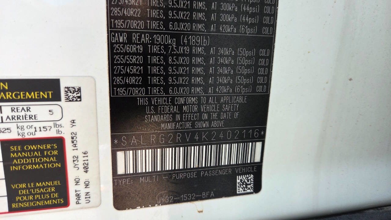 Used 2019 Land Rover Discovery SE AWD/4WD image 53