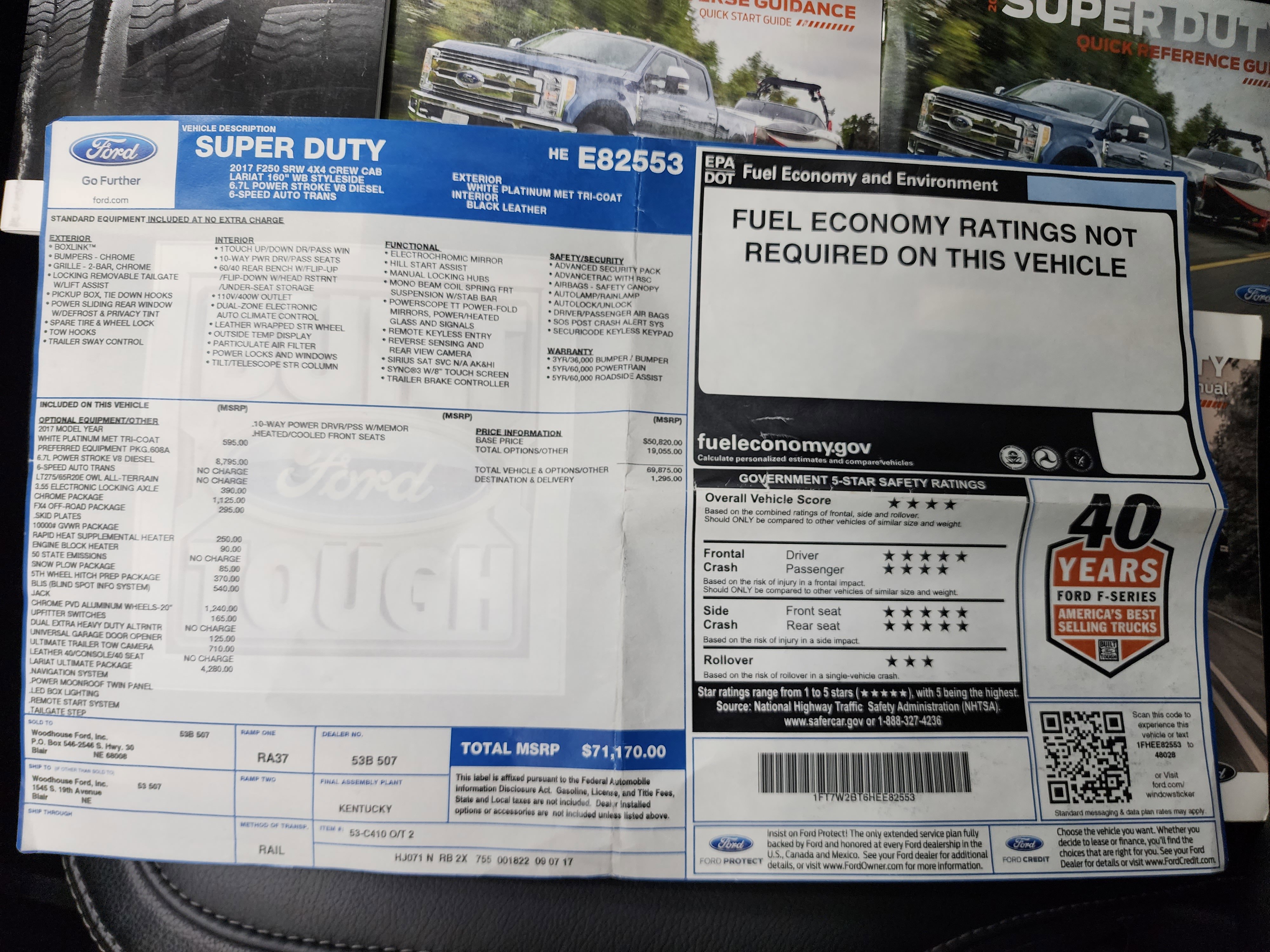 Used 2017 Ford F250 Lariat w/ Lariat Ultimate Package image 50