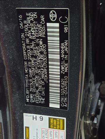 Used 2016 Toyota Prius Four Touring w/ Premium Convenience Package FWD image 25