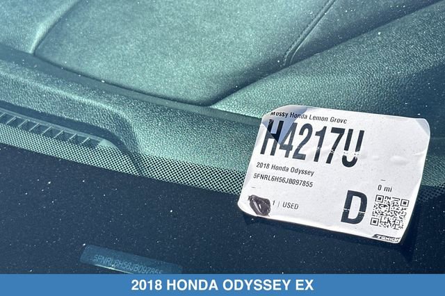Certified 2018 Honda Odyssey EX image 31