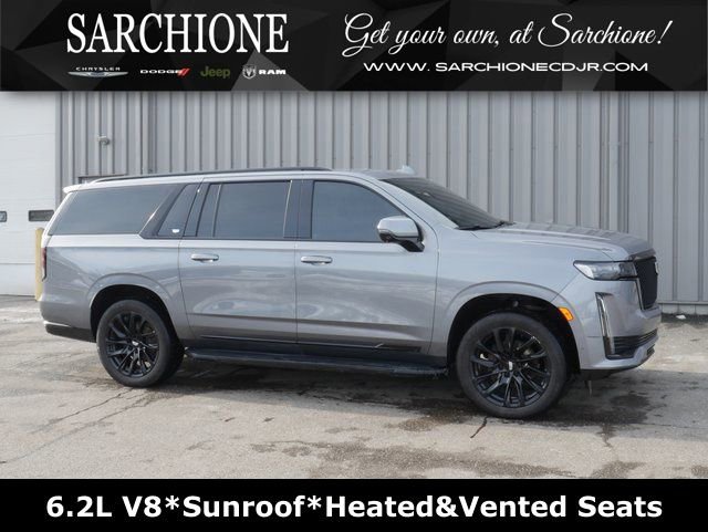 Used 2021 Cadillac Escalade ESV Sport w/ Driver Assist Tech Package image 1