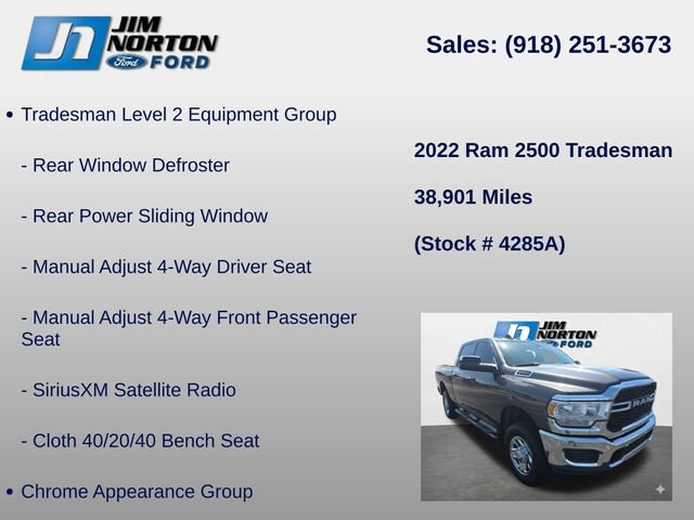 Used 2022 RAM 2500 Tradesman AWD/4WD image 14