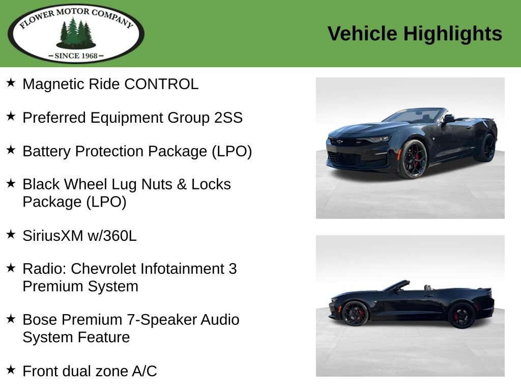 Used 2023 Chevrolet Camaro SS RWD image 5