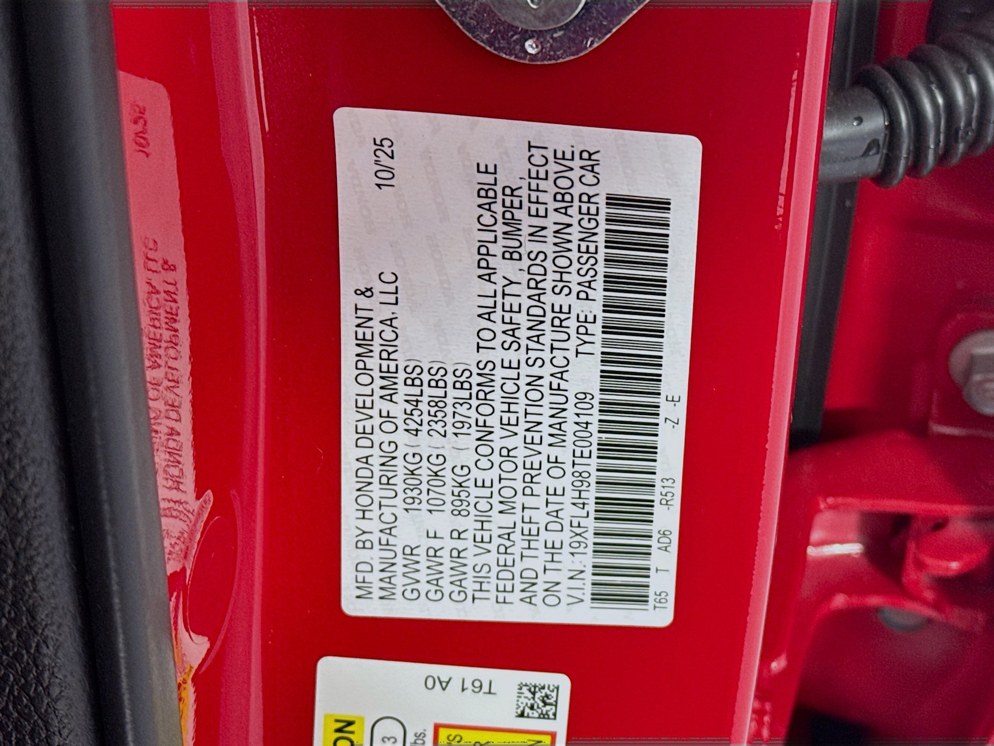 New 2026 Honda Civic Sport Touring image 33