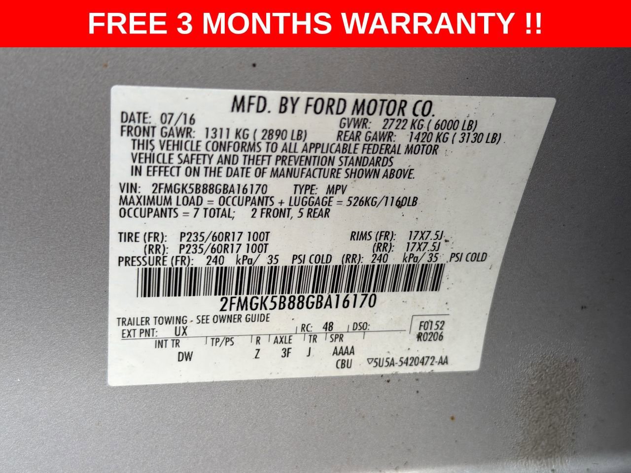 Used 2016 Ford Flex SE image 24