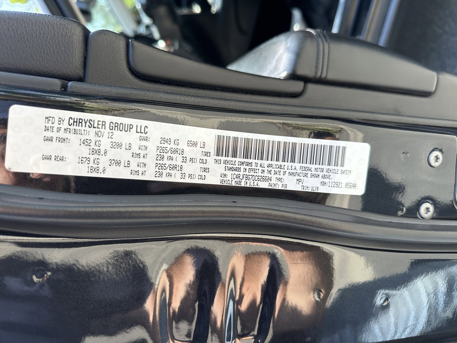 Used 2013 Jeep Grand Cherokee Limited AWD/4WD image 18