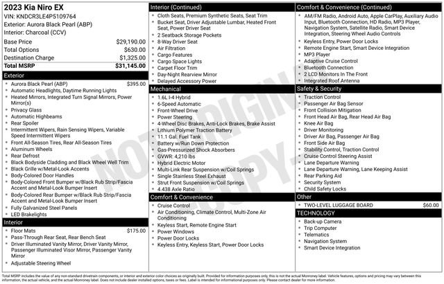 Certified 2023 Kia Niro EX image 35