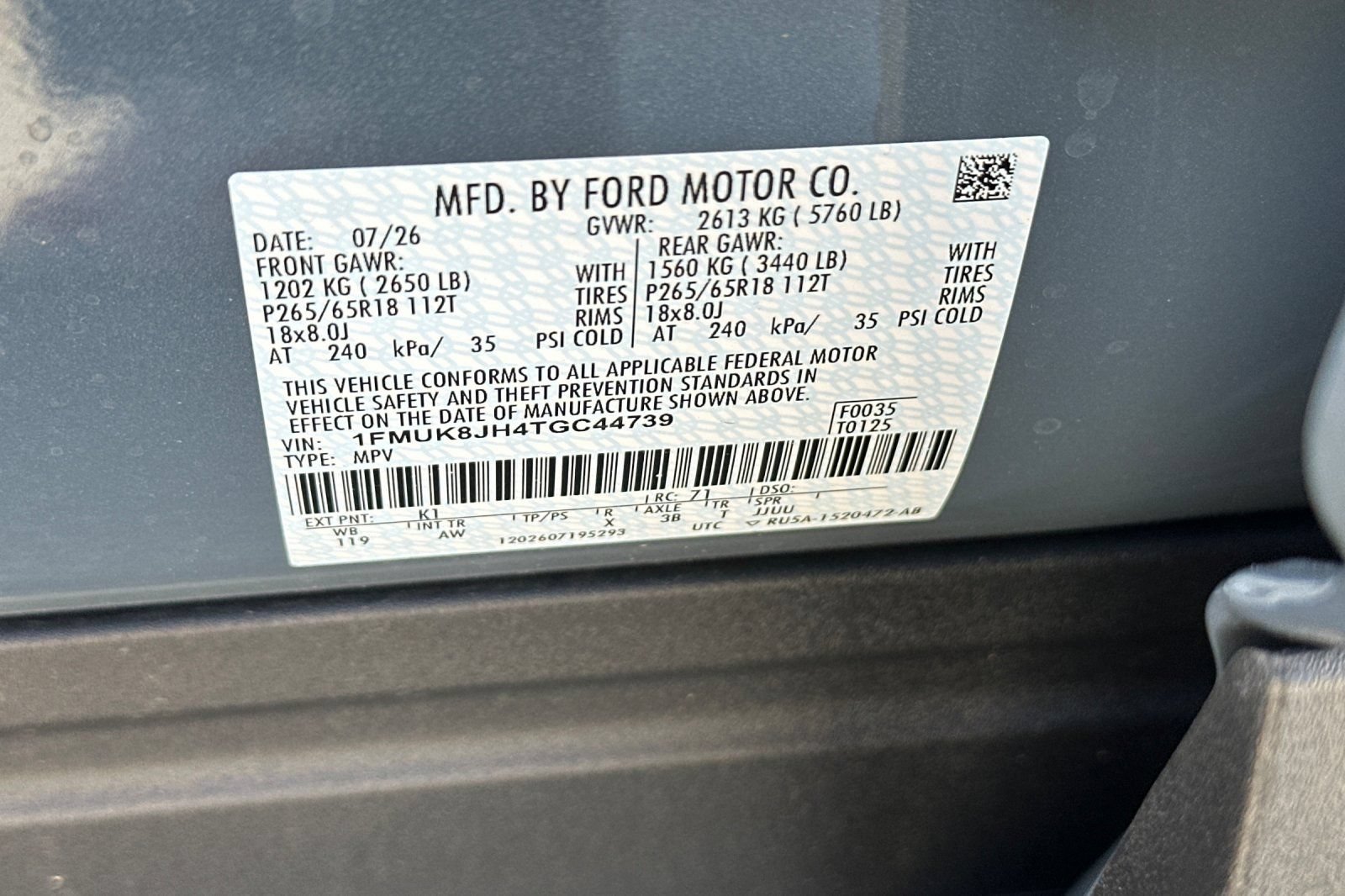 New 2026 Ford Explorer Tremor w/ Tremor Convenience Package AWD/4WD image 29