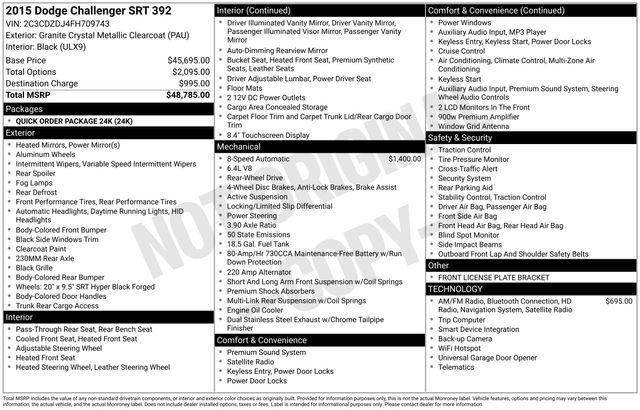 Used 2015 Dodge Challenger SRT image 17