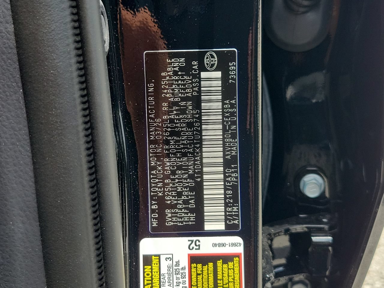Used 2026 Toyota Camry SE FWD image 32