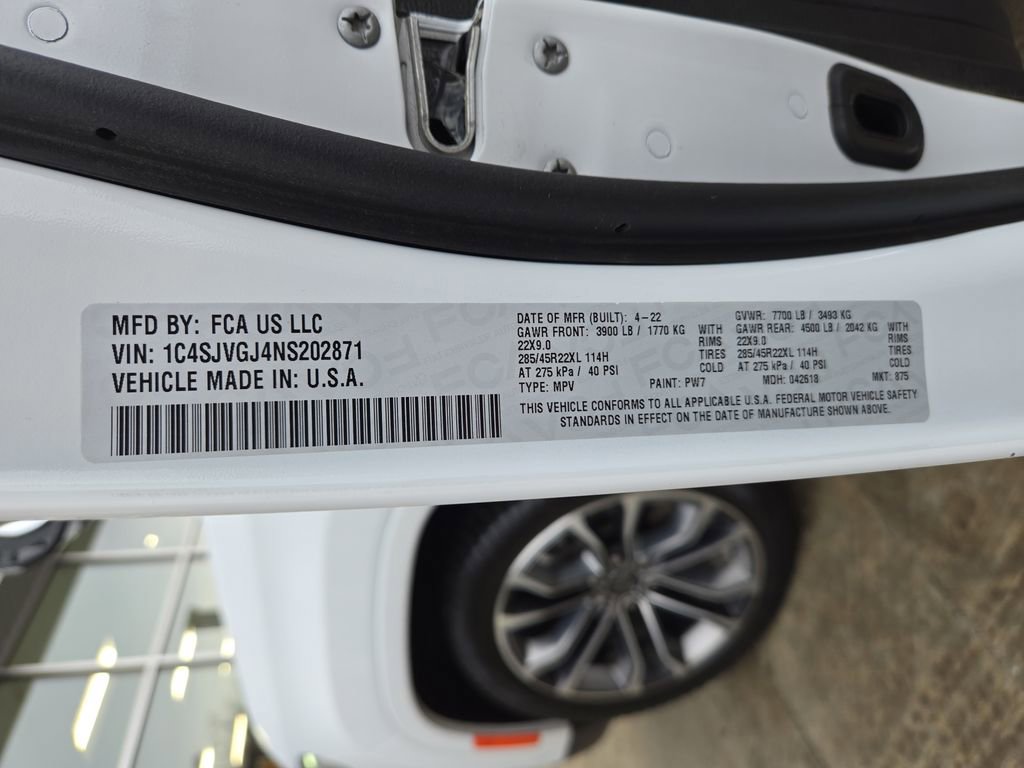 Used 2022 Jeep Grand Wagoneer Series III w/ HD Trailer Tow Package image 34