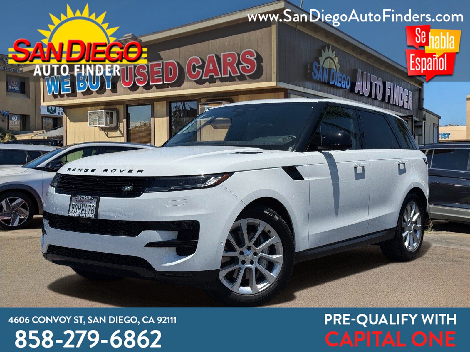 Used 2025 Land Rover Range Rover Sport SE AWD/4WD image 1