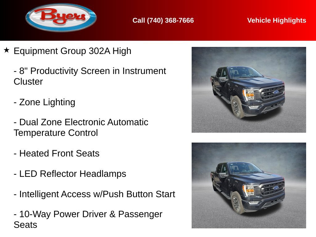 Used 2023 Ford F150 XLT w/ Equipment Group 302A High AWD/4WD image 12