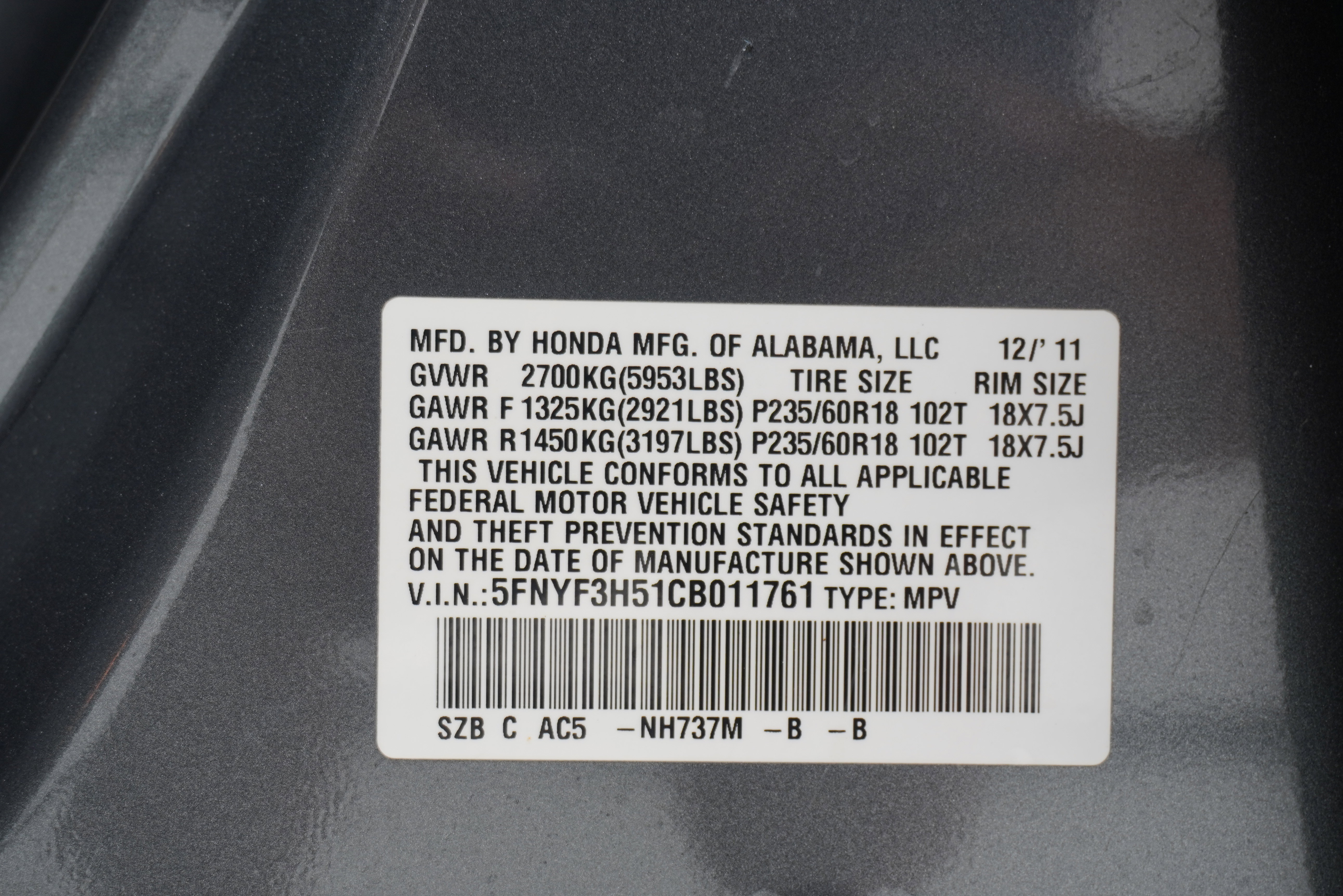 Used 2012 Honda Pilot EX-L image 34
