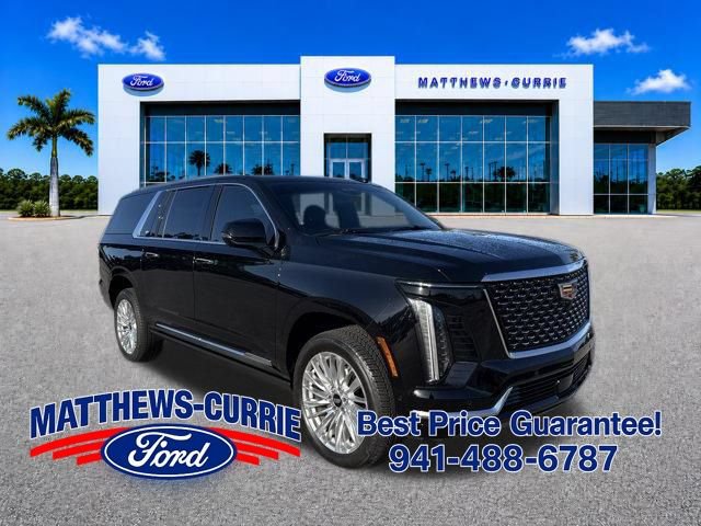 Used 2025 Cadillac Escalade ESV Premium Luxury w/ LPO, Floor Liner Package RWD image 1