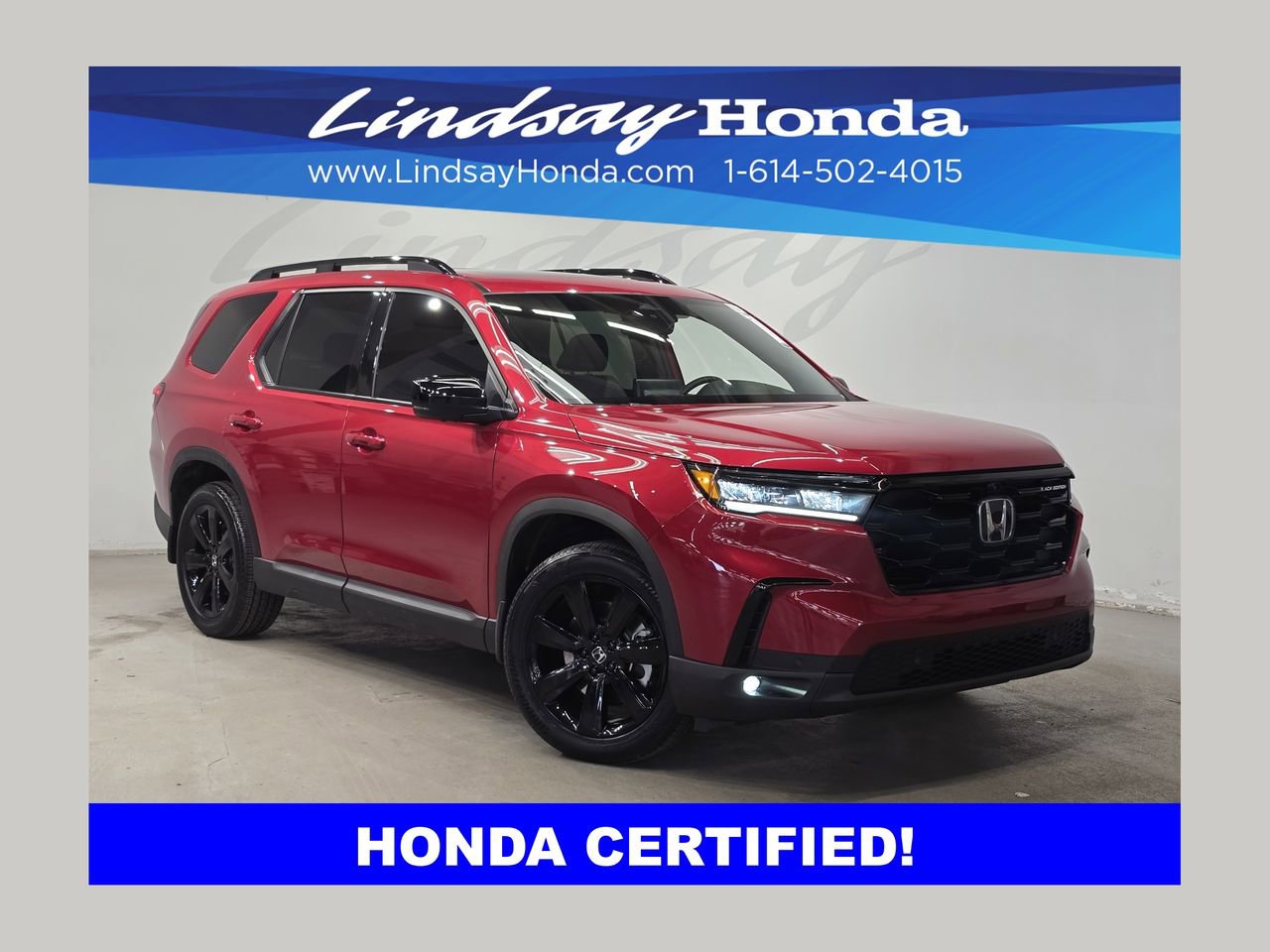 Certified 2025 Honda Pilot Black Edition