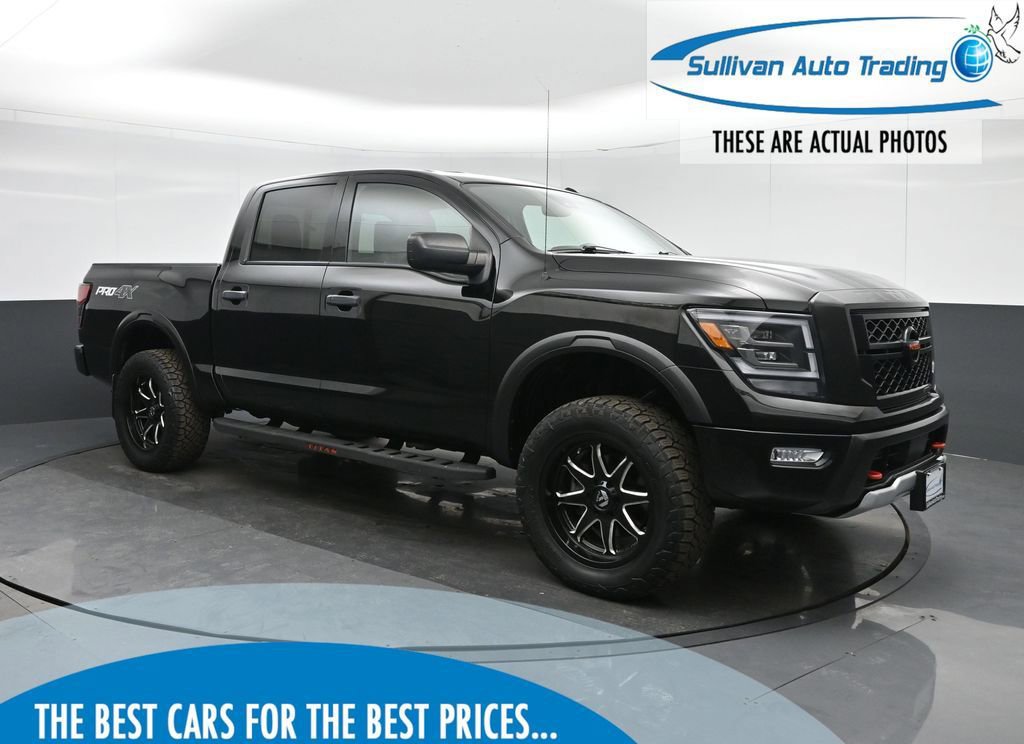 Used 2021 Nissan Titan PRO-4X w/ Off Road Protection Package image 1