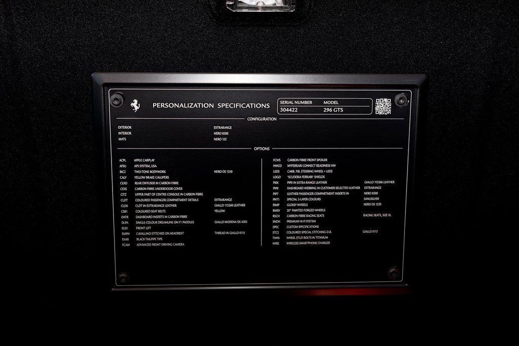 Used 2024 Ferrari 296 GTS image 43