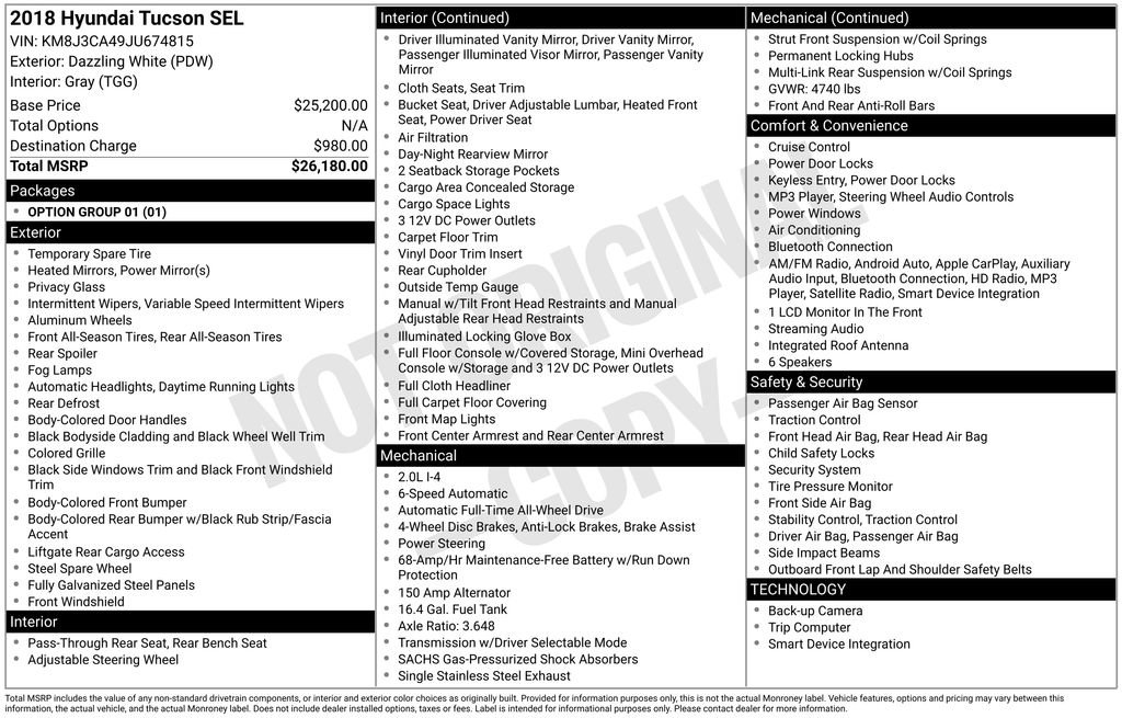 Used 2018 Hyundai Tucson SEL image 4