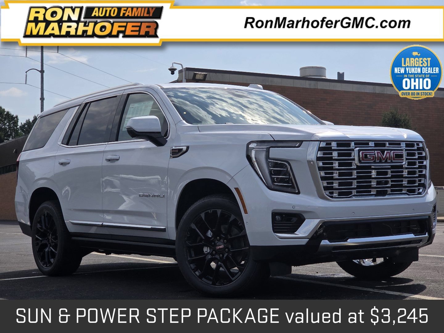 New 2026 GMC Yukon Denali w/ Sun & Power Step Package AWD/4WD 360° Tour