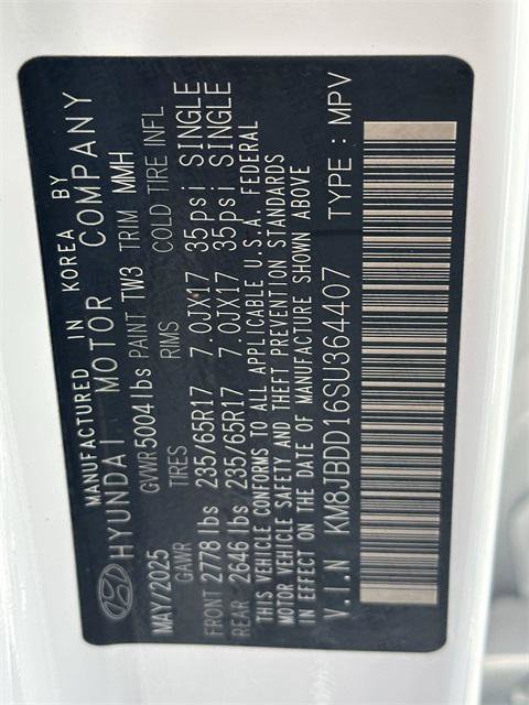 New 2025 Hyundai Tucson Blue image 31