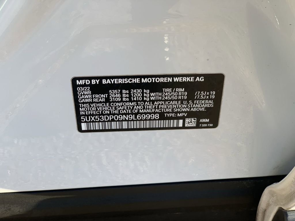 Used 2022 BMW X3 xDrive30i image 32