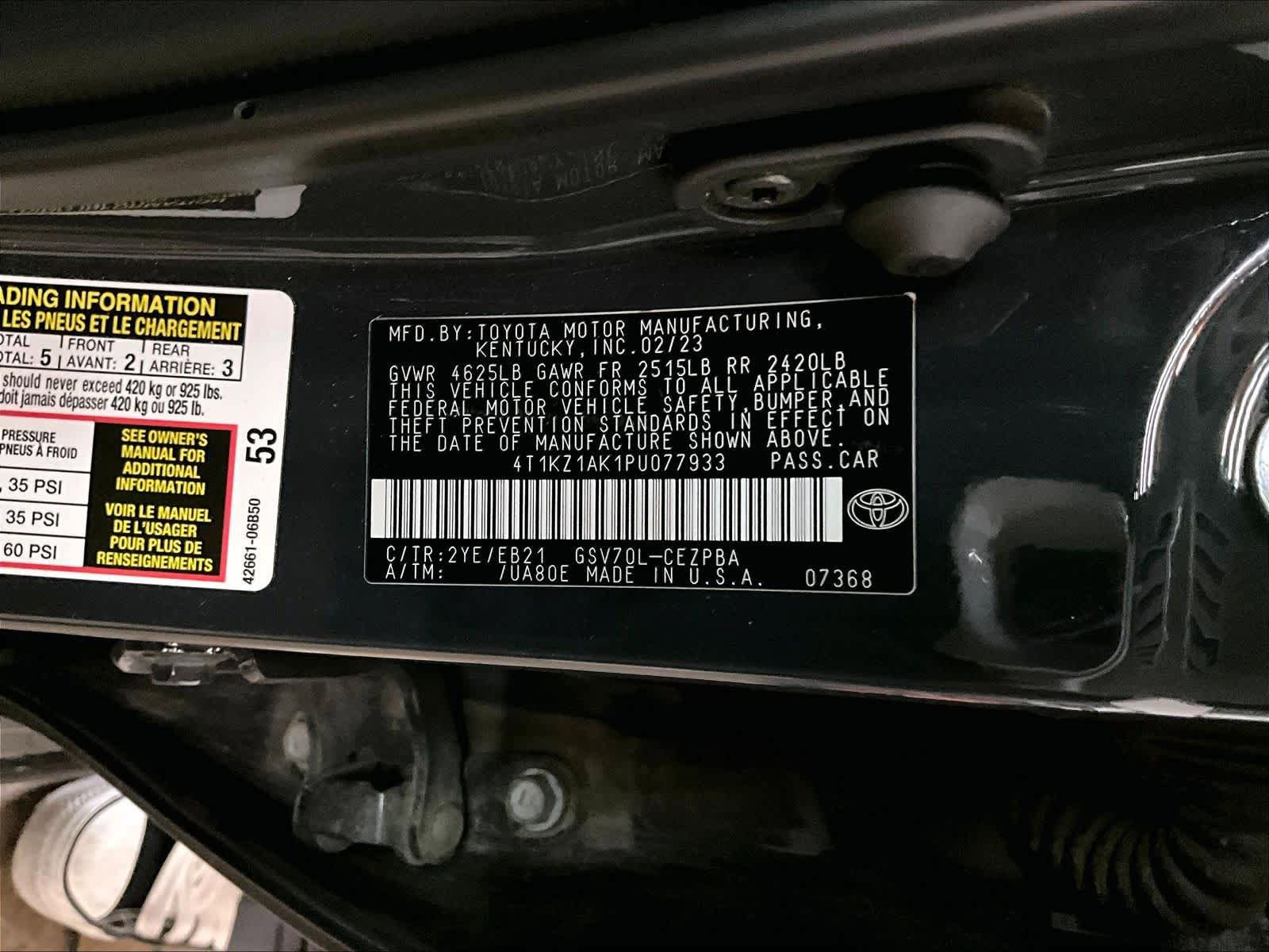 Used 2023 Toyota Camry TRD w/ TRD Package w/JBL Audio FWD image 32
