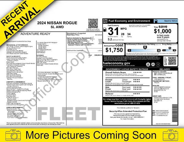 Certified 2024 Nissan Rogue SL
