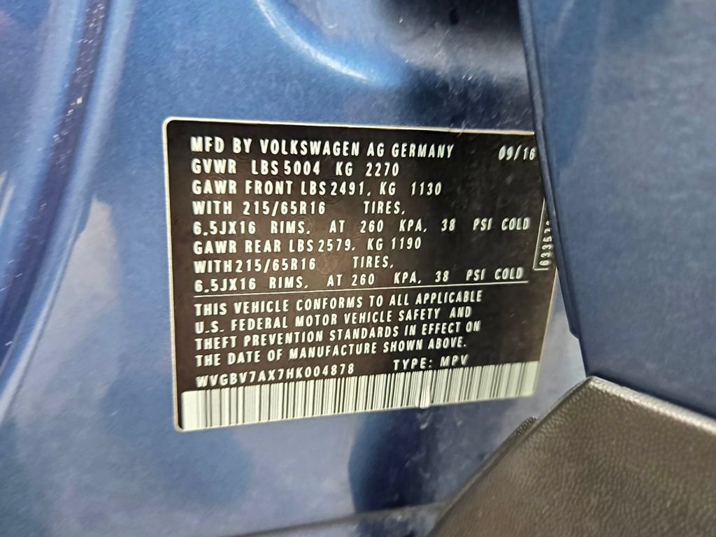 Used 2017 Volkswagen Tiguan S AWD/4WD image 29