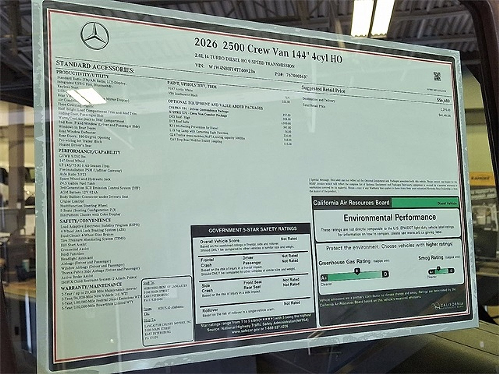 New 2026 Mercedes-Benz Sprinter 2500 image 21