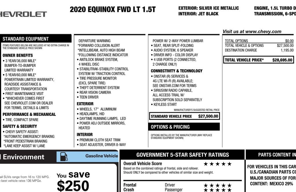 Used 2020 Chevrolet Equinox LT image 3