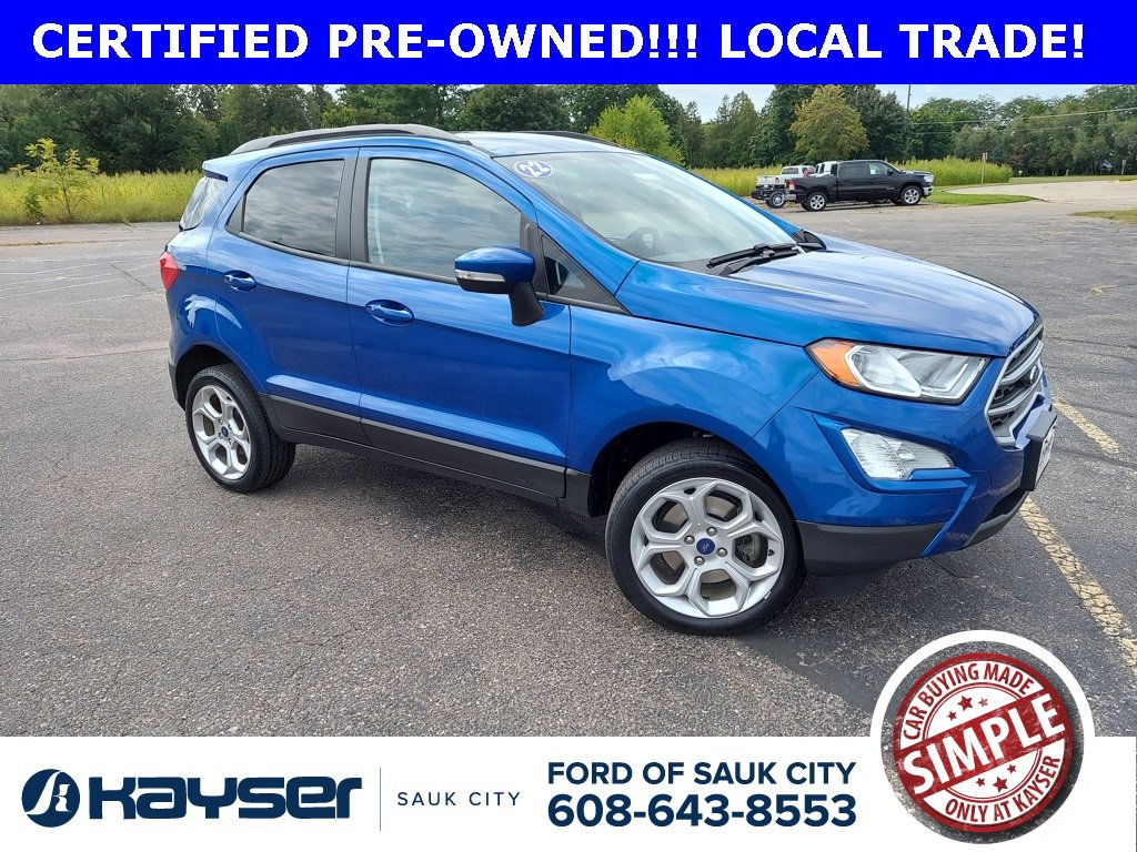 Certified 2022 Ford EcoSport SE w/ SE Appearance Package