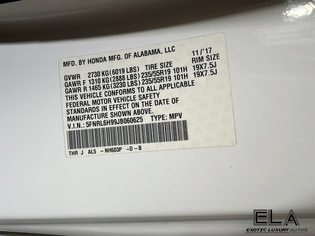 Used 2018 Honda Odyssey Elite image 37