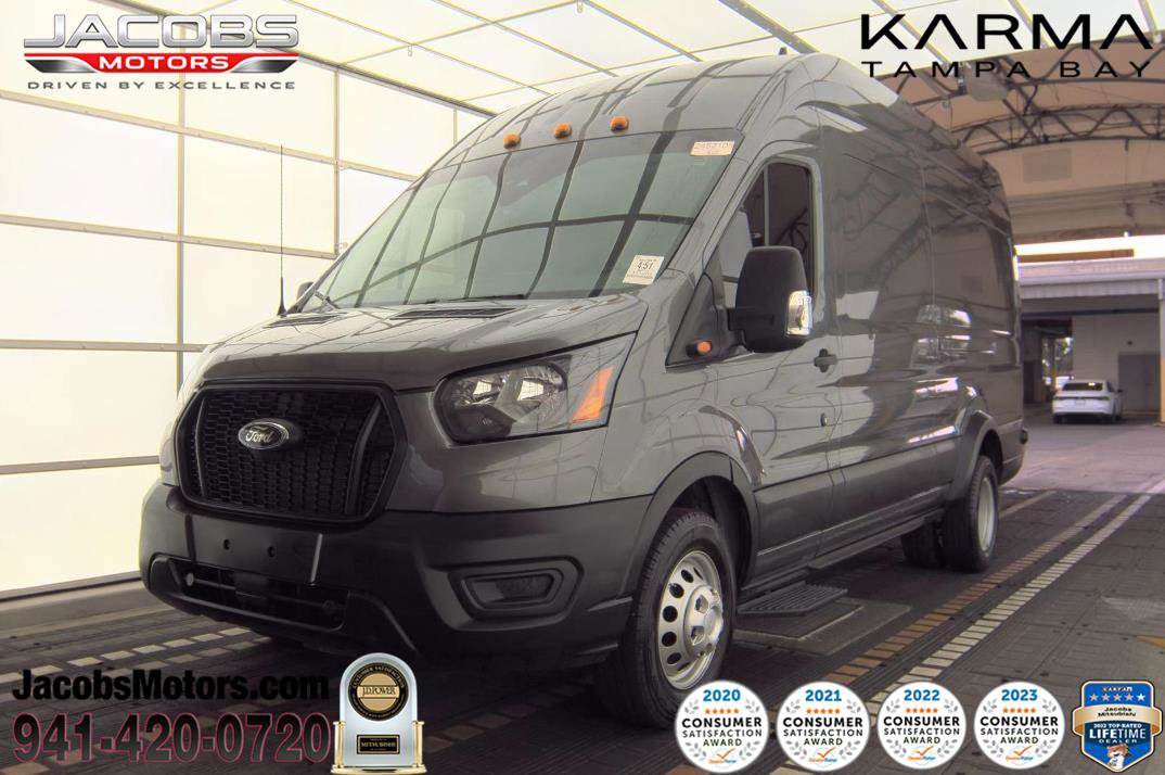 Used 2025 Ford Transit 350 148 High Roof Extended DRW w/ Upfitter Package RWD image 1