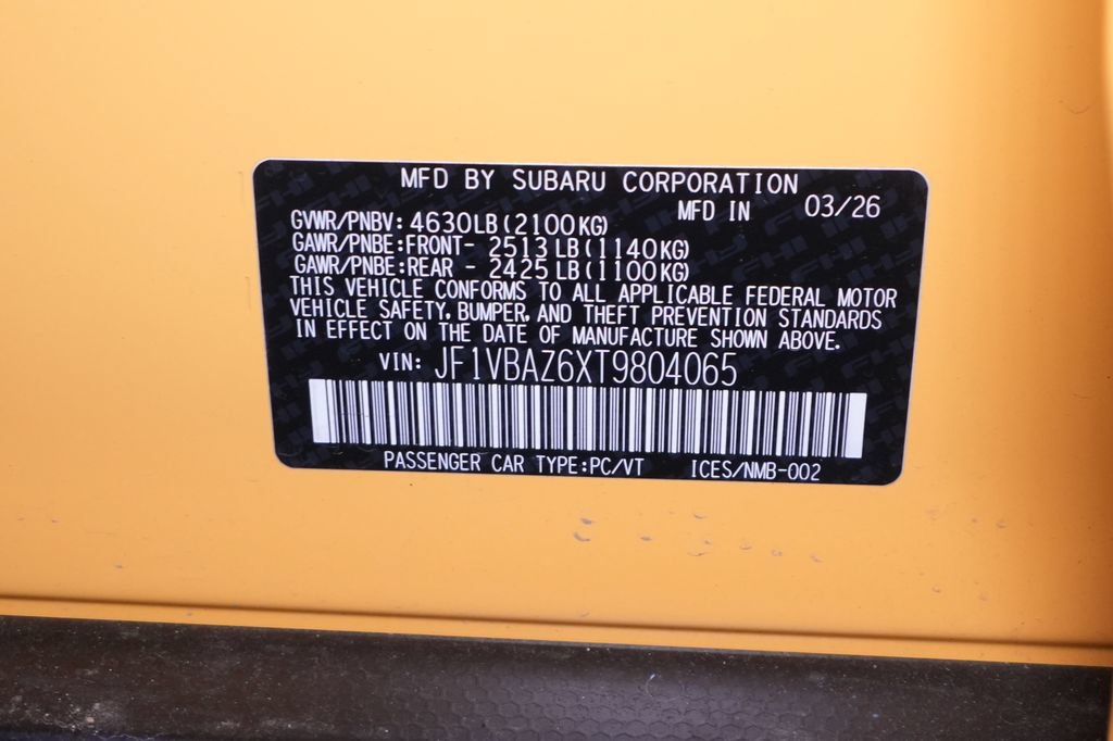 New 2026 Subaru WRX tS AWD/4WD image 39