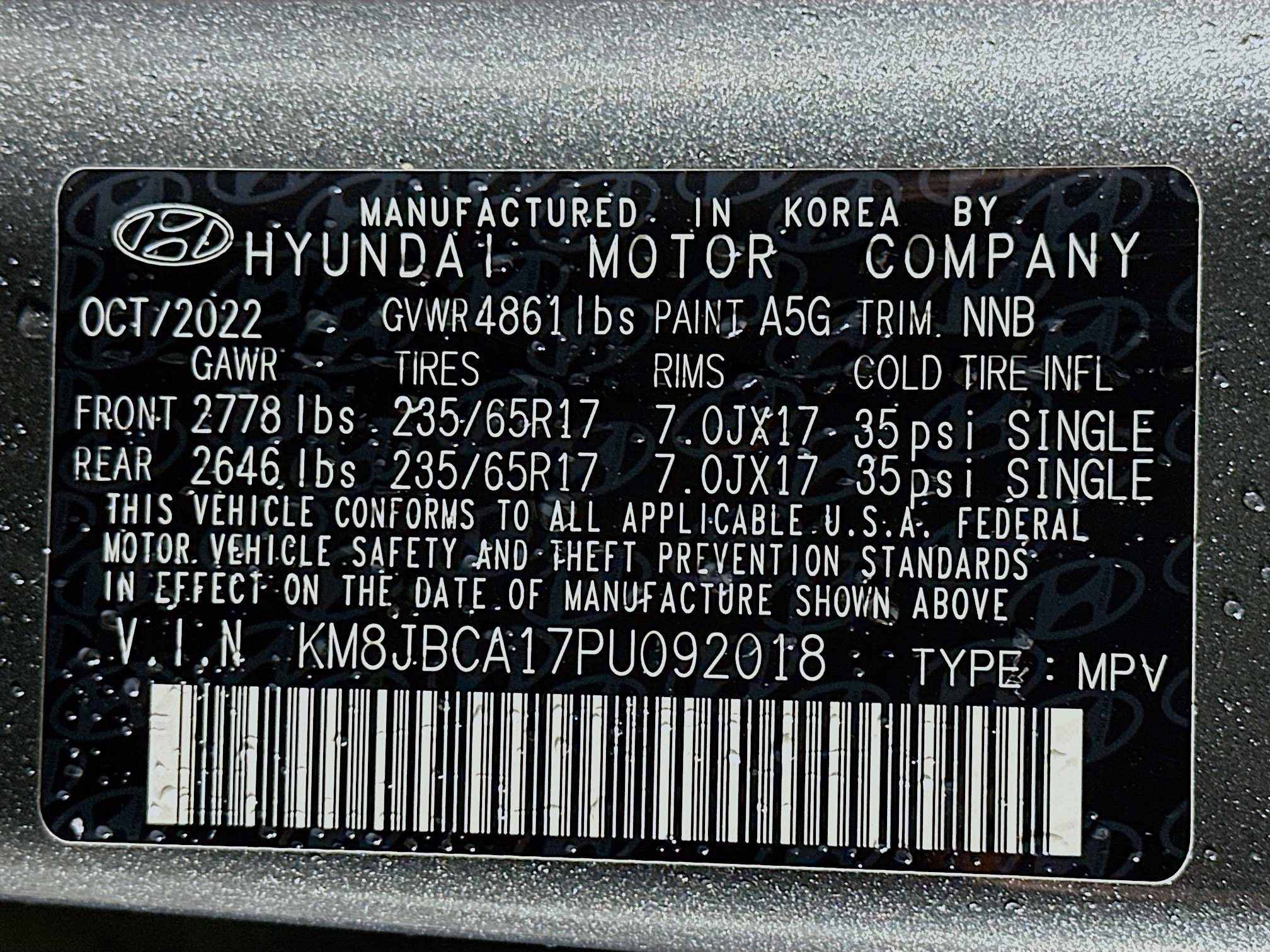 Used 2023 Hyundai Tucson Blue image 12