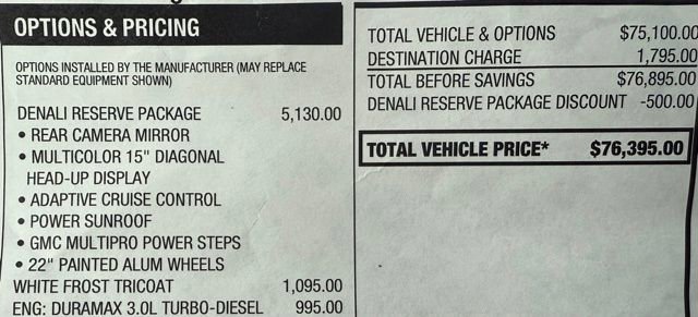 Used 2023 GMC Sierra 1500 Denali w/ Denali Reserve Package image 16