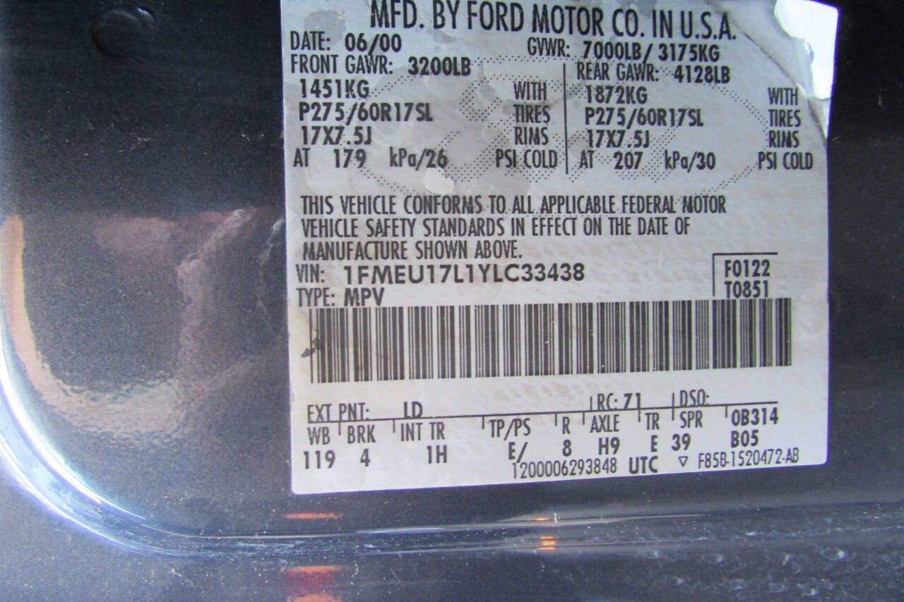 Used 2000 Ford Expedition Eddie Bauer image 42