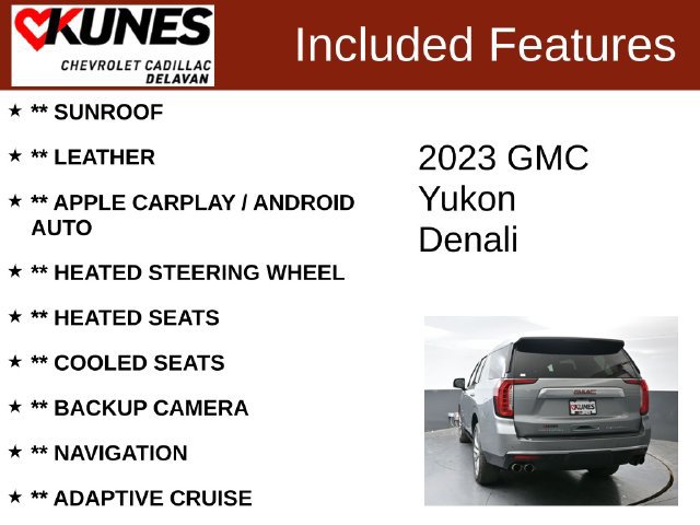 Used 2023 GMC Yukon Denali AWD/4WD image 3