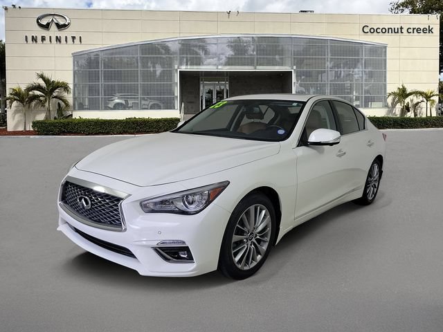 Certified 2023 INFINITI Q50 Luxe w/ Cargo Package RWD image 2