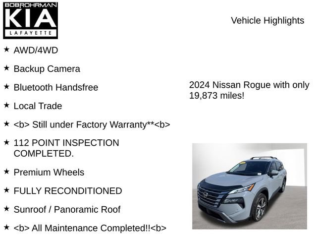 Used 2024 Nissan Rogue SL w/ SL Premium Package image 8