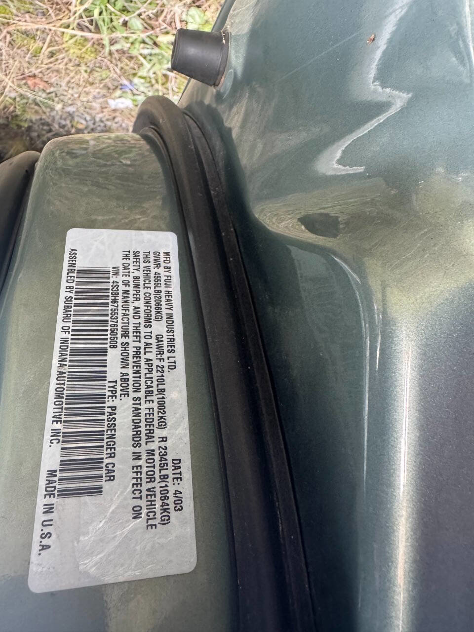 Used 2003 Subaru Outback Wagon image 10