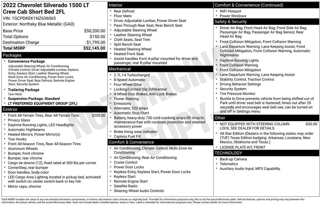 Used 2022 Chevrolet Silverado 1500 LT AWD/4WD image 23