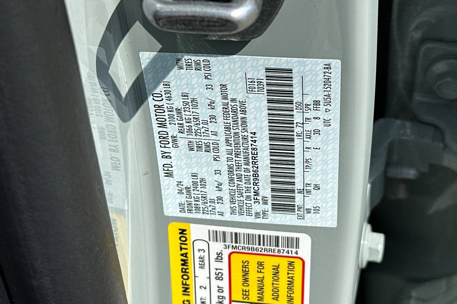 Used 2024 Ford Bronco Sport Big Bend AWD/4WD image 33