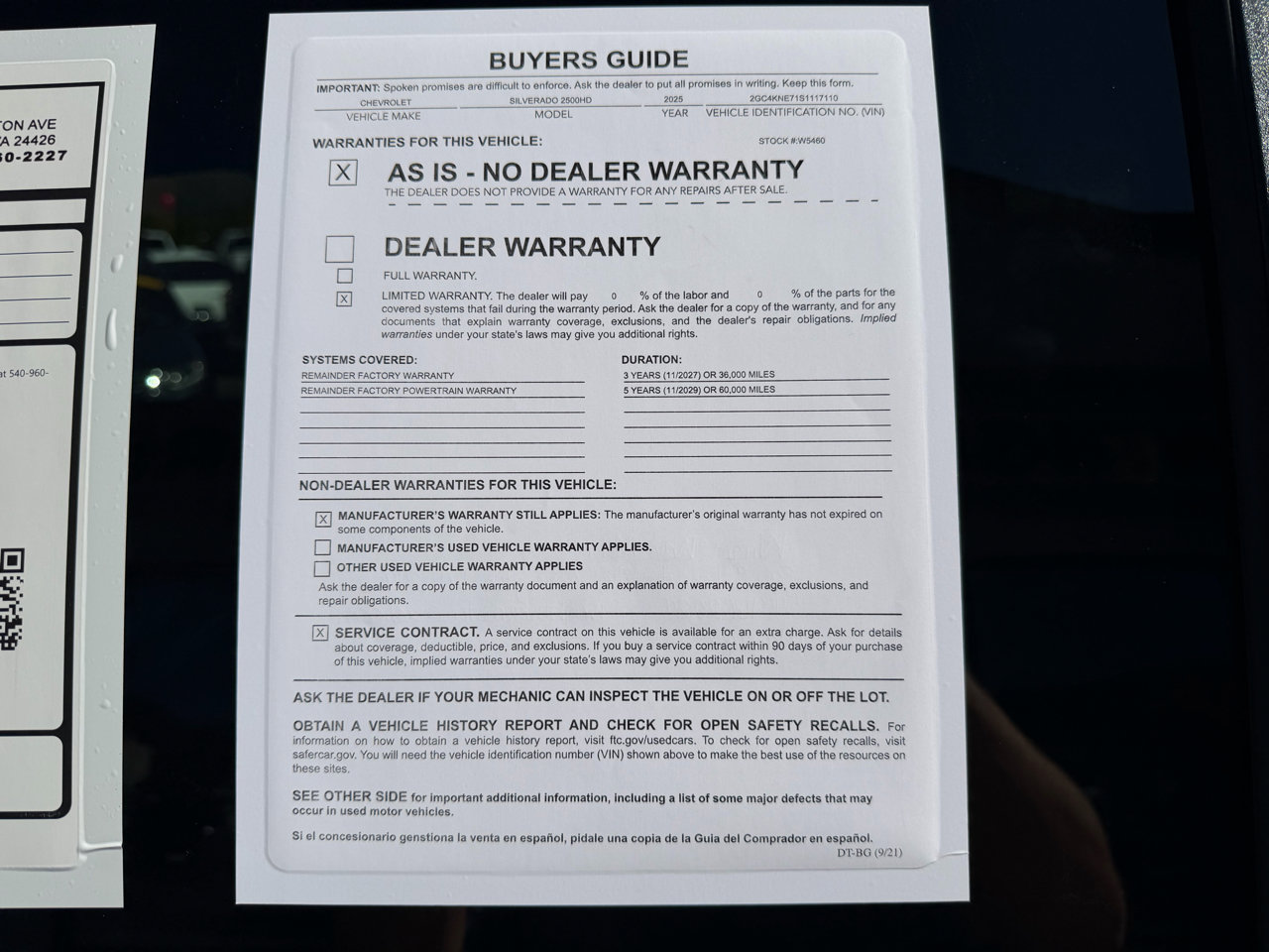 Used 2025 Chevrolet Silverado 2500 LT w/ Trail Boss Package image 26